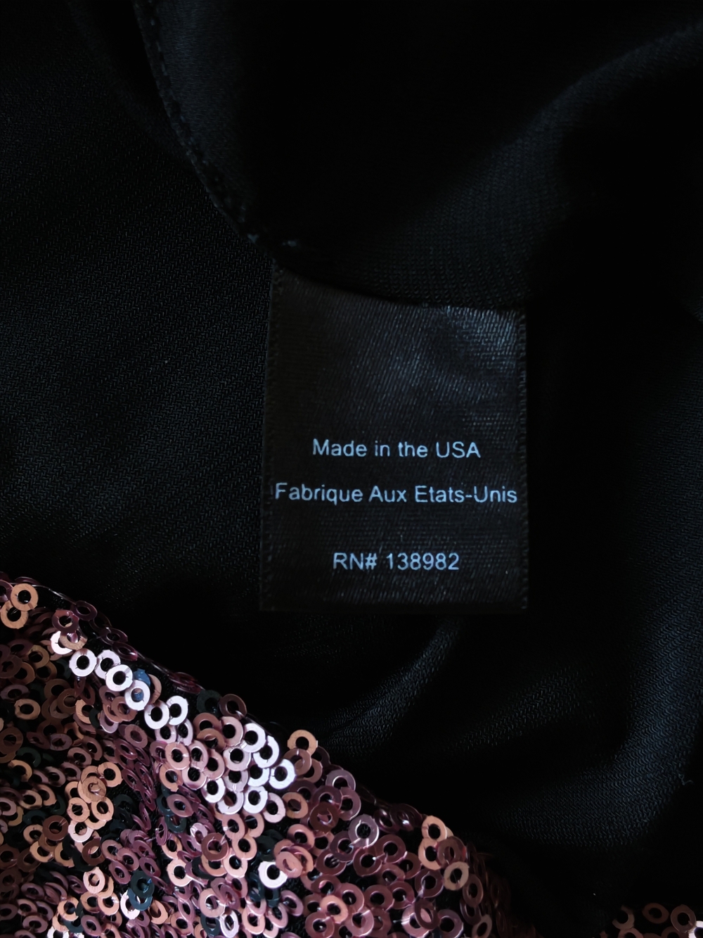 Dress the Population Andi Rose Gold to Black Ombre Sequin Mini Dress - Picture 16 of 16